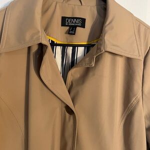 Dennis Basso Tan Trench Coat